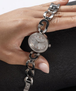 Empower hodinky Růžové zlato, Stříbrná barva Ženy