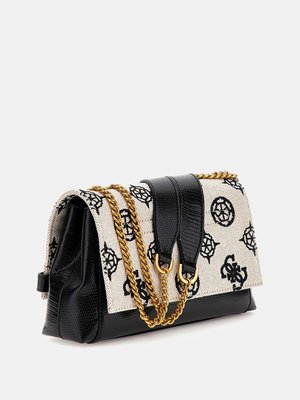 Sestri Logo crossbody – GUESS, Černá barva Ženy