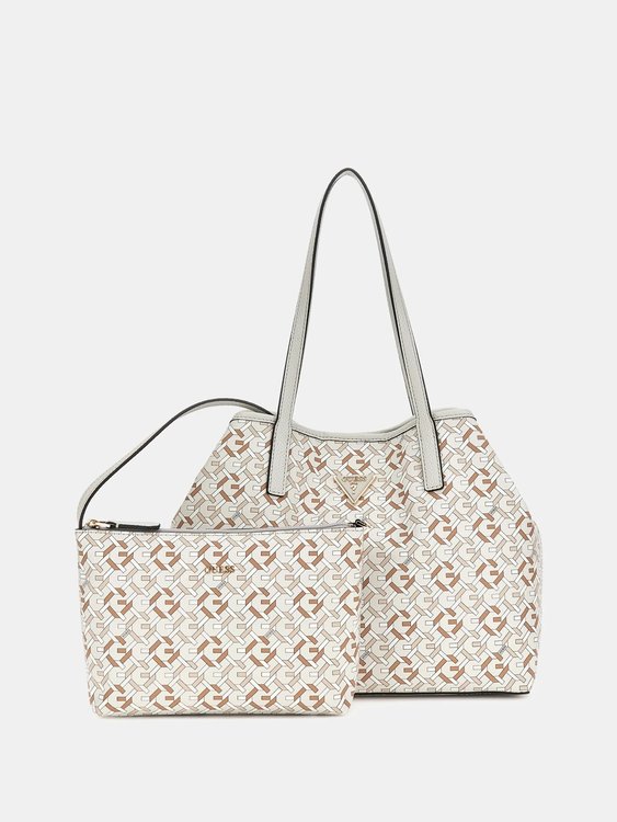 GUESS – Vikky 2 velká kabelka, Šedá barva