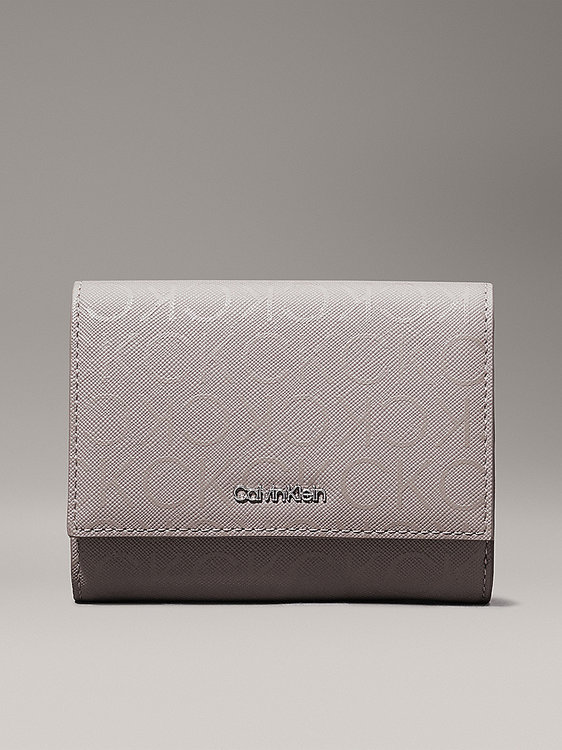 Calvin Klein Jeans – CK Must malá peněženka, Šedá barva