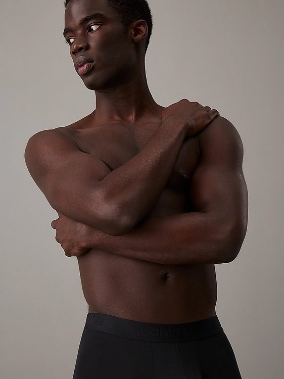 Luxusní CK Black Ultra Soft boxery, Černá barva, M, L, XL