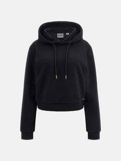 Peony Logo mikina s kapucí Černá barva Ženy