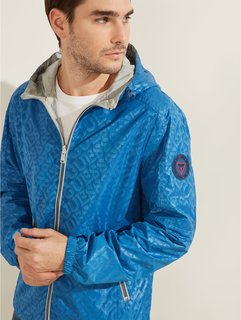 Luxusní Bunda, Modrá, Šedá barva, S, M, L, XL, XXL