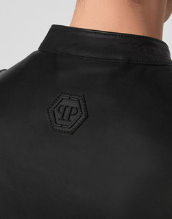 Černá barva, Iconic Plein kožená bunda