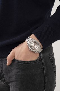 Guess – Hodinky Connoisseur, Stříbrná barva 1