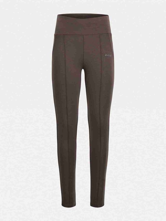 Guess, Hnědá barva Christi legíny 2