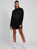 Alisa mikinové šaty – Guess, Černá barva Ženy