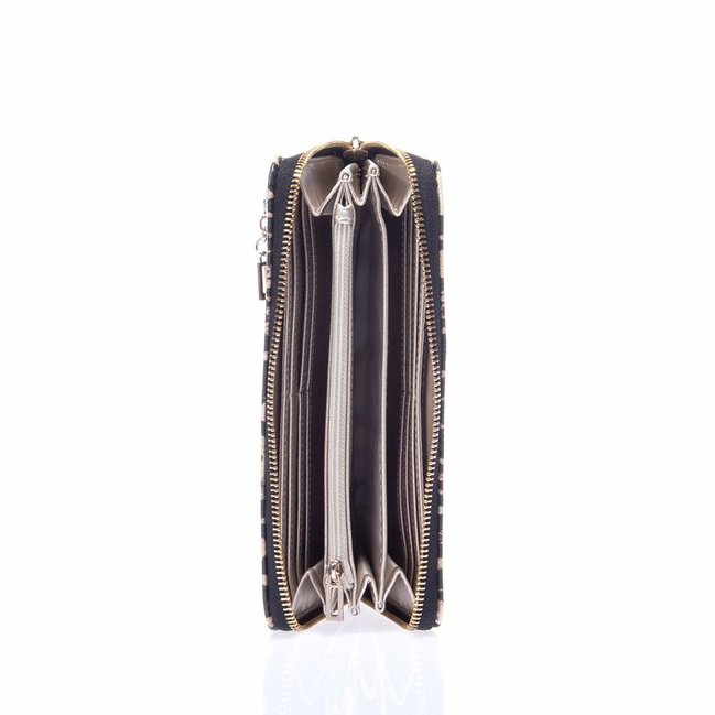 Vikki peněženka – Guess, Černá, Hnědá barva Ženy