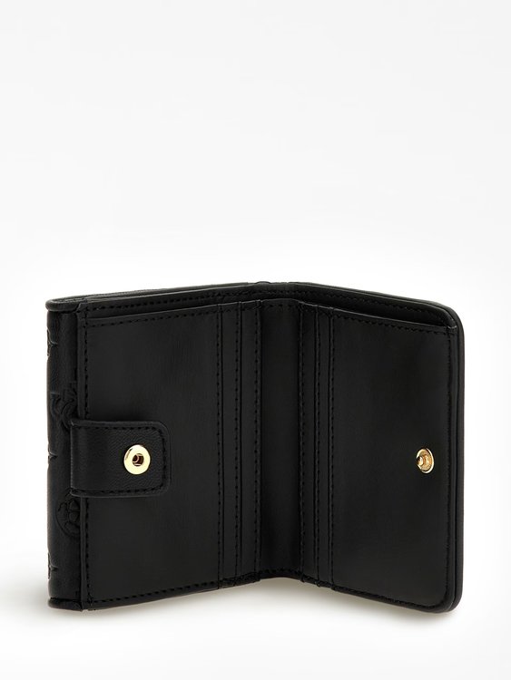 Módní Abey peněženka, Černá barva, 2023