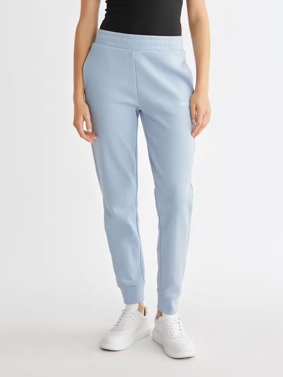 Calvin Klein – Micro Logo tepláky, Modrá barva