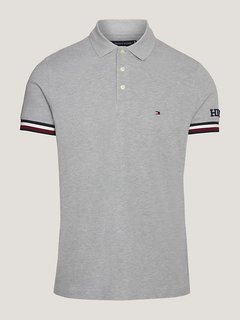 Monotype Cuff polo Šedá barva Muži