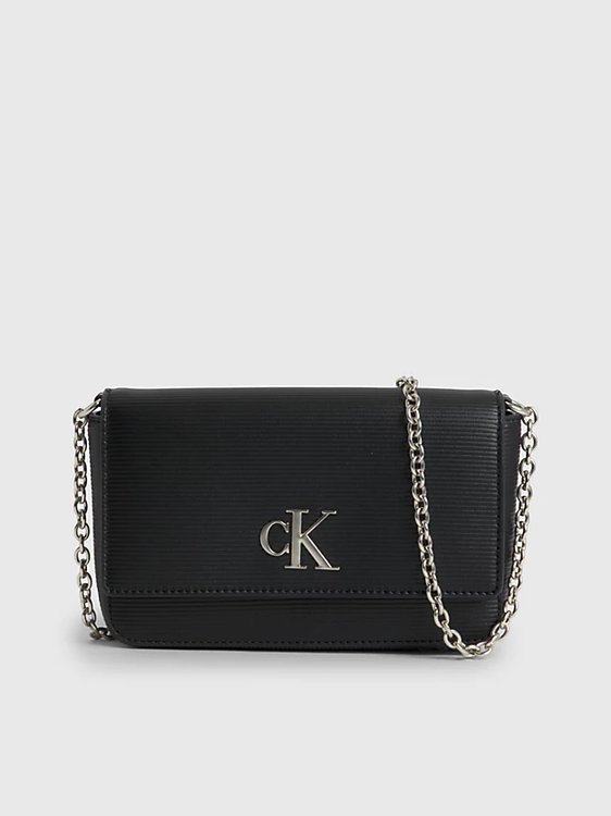 Calvin Klein Jeans – Minimal Monogram crossbody, Černá barva