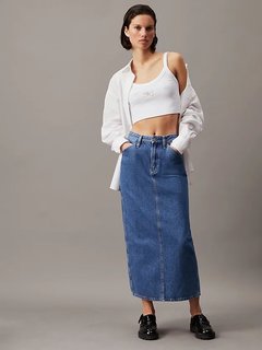 Woven Label top Bílá barva Ženy