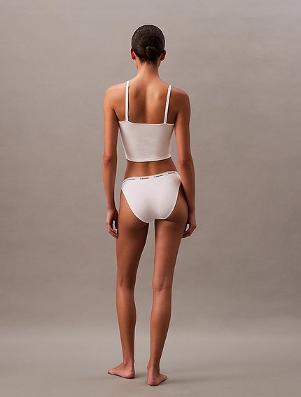 Módní Modern Logo bikiny 3ks, Bílá, Modrá, Růžová barva, 2024