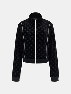 Krissy mikina na zip Černá barva Ženy