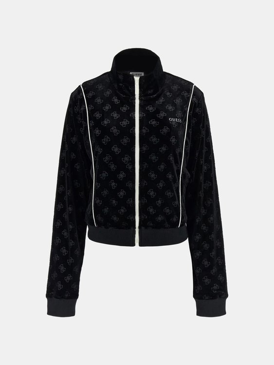 Krissy mikina na zip Černá barva Ženy