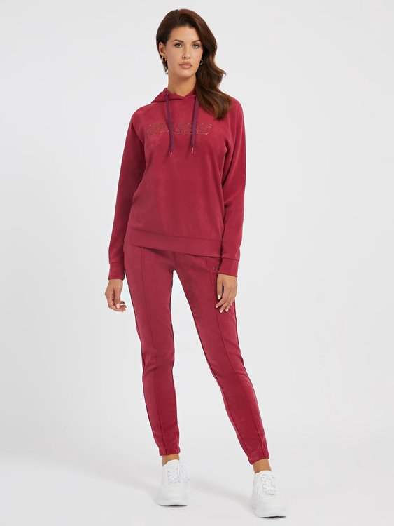 Módní Euphemia mikina, Červená barva, 2022