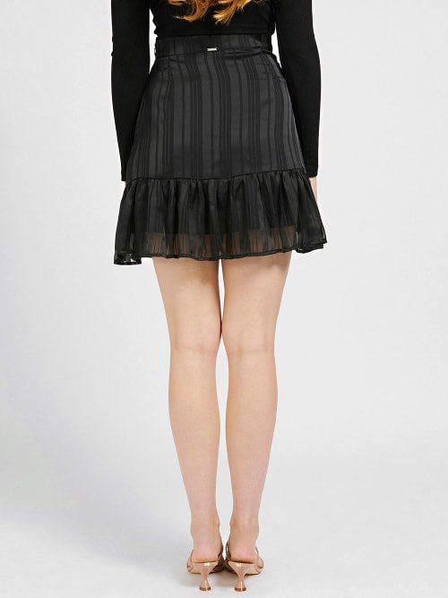 Módní Sukně, Černá barva, 2021