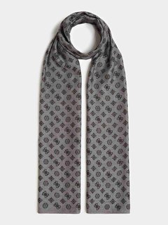 Luxusní Peony šála, Šedá barva, T/U