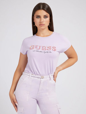 Guess – Stine triko, Fialová barva