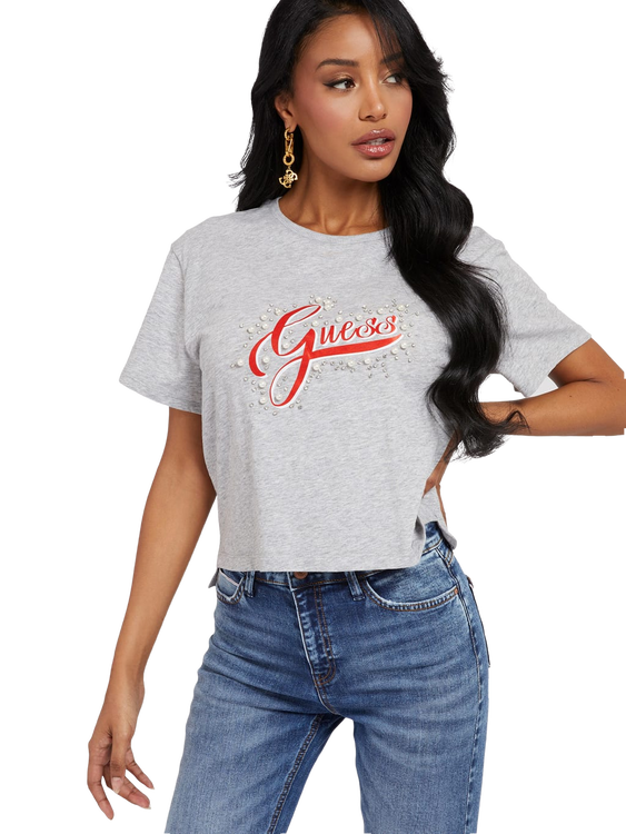 Guess – Leontina triko, Šedá barva