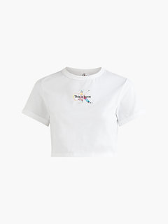 Bílá barva, Logo crop tričko