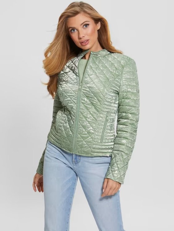 GUESS – New Vona bunda, Zelená barva