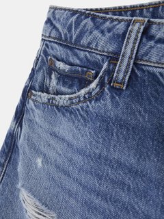 Relaxed šortky Modrá barva Ženy