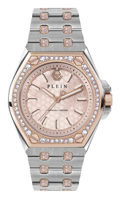 Philipp Plein – PLEIN EXTREME hodinky, Růžová, Stříbrná barva