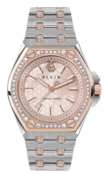 Philipp Plein – PLEIN EXTREME hodinky, Růžová, Stříbrná barva