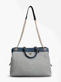 Downtown Hassie kabelka – Guess, Bílá, Modrá barva Ženy 1