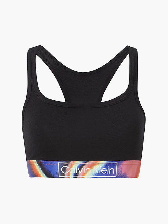 Calvin Klein Underwear – Pride braletka, Černá barva