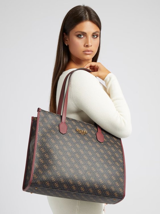 Luxusní Silvana kabelka, Černá, Červená, Hnědá barva, T/U