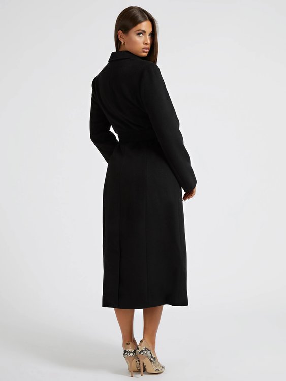 Módní Diamante kabát, Černá barva, 2022