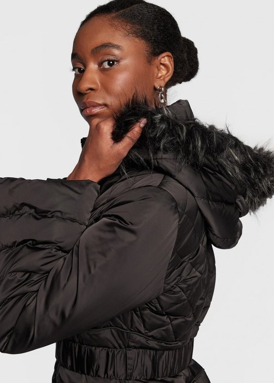 Módní Lolie bunda, Černá barva, 2022