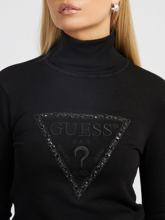 Luxusní Noemi  svetr, Černá barva, XS, S, M, L, XL