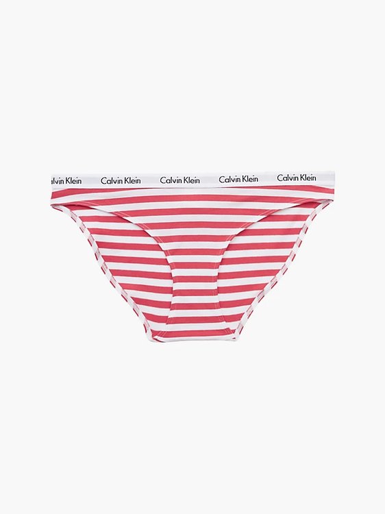 Calvin Klein Underwear – Carousel bikiny, Bílá, Červená barva