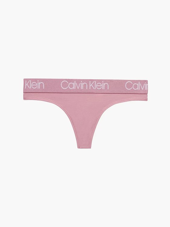 Calvin Klein Underwear – Body Cotton tanga, Růžová barva