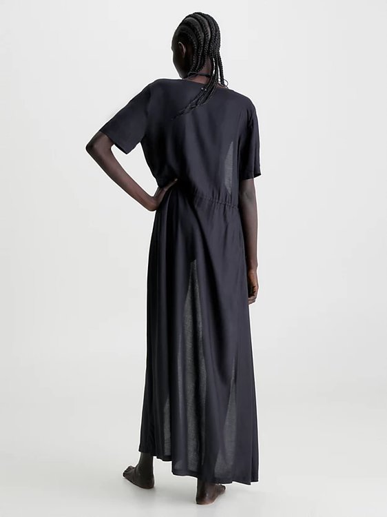 Core Lifestyle kaftan – Calvin Klein Swimwear, Černá barva Ženy