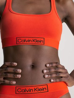 Luxusní Modern Cotton podprsenka, Oranžová barva, S, M, L