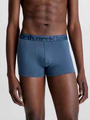 Embossed boxery – Calvin Klein Underwear, Modrá barva Muži