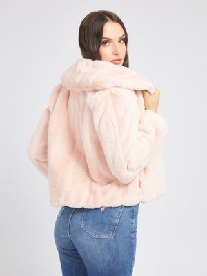 New Sophy kožich – GUESS, Růžová barva Ženy