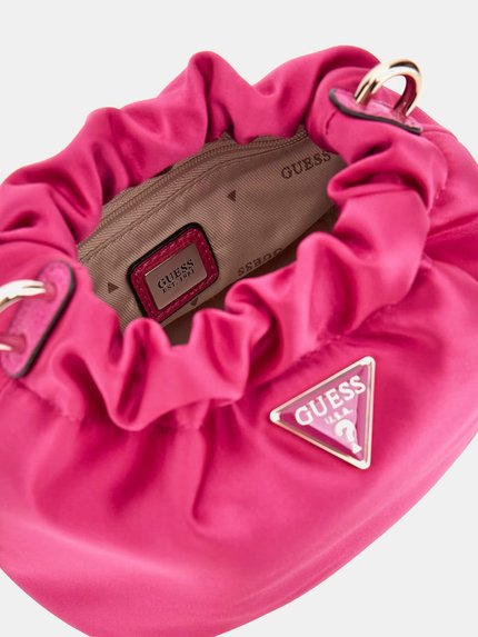 Módní Velina Pouch crossbody, Růžová barva, 2023