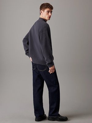 Boucle Boxy svetr – Calvin Klein Jeans, Černá barva Muži