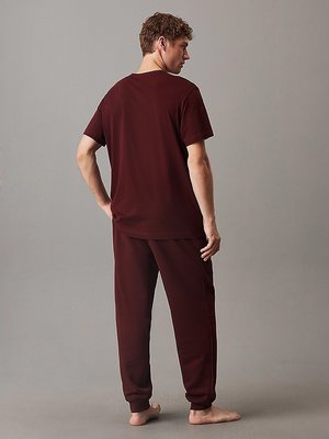 Logo Cotton triko – Calvin Klein Underwear, Vínová barva Muži