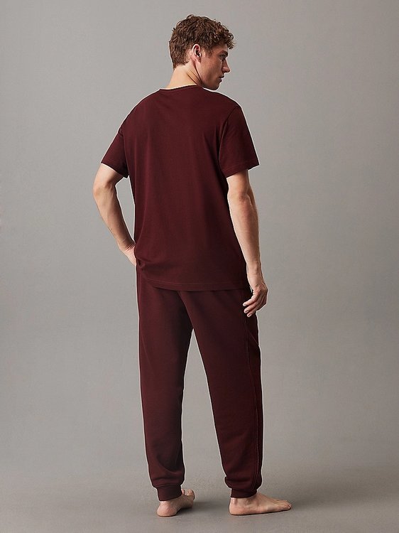 Logo Cotton triko – Calvin Klein Underwear, Vínová barva Muži