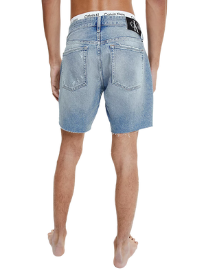 Denim kraťasy – Calvin Klein Jeans, Modrá barva Muži