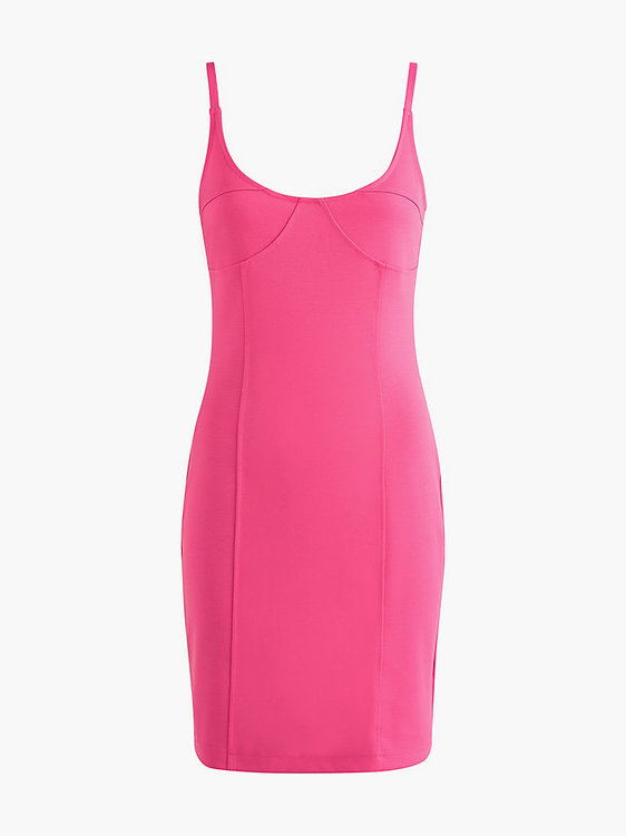 Feminine šaty Růžová barva Ženy