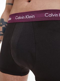 Calvin Klein Underwear – Cotton Stretch boxery 5ks, Černá, Růžová barva 1