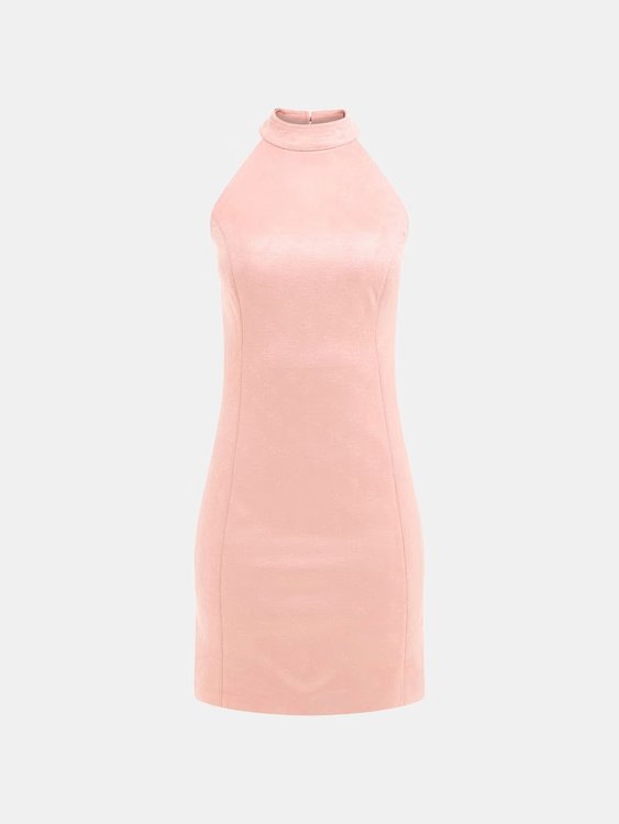 Luxusní Naomi šaty, Růžová barva, XS, S, M, L